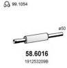 ASSO 58.6016 Middle Silencer